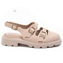 Buckle Sandals With Thick Soles For Daily Wear - Beige - View 4
