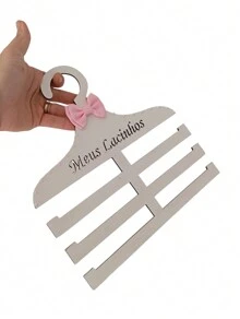 Porta laços de bebê em MDF, organizador de  laçinhos ou xuxinhas de menina
