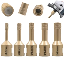 6mm/8mm/10mm/12mm/14mm/16mm M14 Thread Dry Vacuum Brazed Diamond Drilling Hole Saw Ceramic Tile Hole Saw For Granite Marble Drill Bits - Multicolor - View 11
