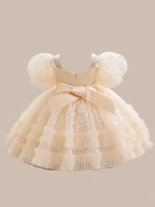 Young Girl Dress Princess Dress, Printed Puffy Dress Party Party Dress