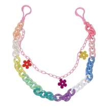 1pc Everything Hip Hop Pants Chain Hipster Network Red Pants Rainbow Resin Chain Punk Style Detachable Chain Summer, School - Multicolor - View 4