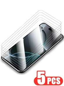 5 件 9h 优质保护玻璃适用于 iPhone 12 11 13 14 15 16 iPhone 11 13 14 15 16 12 Pro Max 眼镜屏幕保护膜 - 無色 - 查看 19