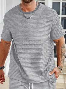 Men's Crew Neck Breathable Comfortable Versatile Short Sleeve T-Shirt