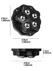 4pcs/Set Self-Adhesive Swivel Casters, Multi-Directional Rotating Casters, Universal Wheels, 360 Degree Rotation, Convenient For Moving Any Items! Stainless Steel Self-Adhesive Universal Casters With Ball Bearings, Suitable For Under-Bed Storage Boxes And Cabinets