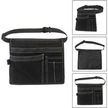 Tool Bag Waist Tool Pouch Electrician's Pouch With Pockets Adjustable Belt For Electricians Carpenters Gardeners Construction Workers