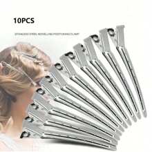 20/10/5Packs Duck Bill Clips, Bantoye2.8Inches Rustproof Metal Alligator Curl Clips With Holes For Hair Styling, Hair Coloring ,Festivals+
