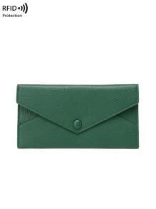 CHARM INFINITE RFID Anti-Theft New Women's Wallet Soft Leather Envelope Long Wallet Slim And Portable Minimalist Clutch Gifts For Women