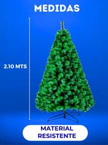 Christmas Tree 2.10 Meters High With 1,200 Branches - 綠色 - 查看 4