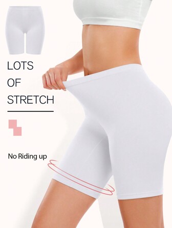 1 st Bekväma sportyogashorts med hög midja för kvinnor, smidiga byxor med hög elasticitet, boxershorts för fitness