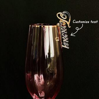 1 pieza Etiqueta con nombre personalizado, logotipo de boda personalizado, tarjeta de lugar de acrílico, nombre de vidrio, tarjeta de visita de taza, decoración de mesa, decoración de vidrio, un regalo único para celebraciones, fiestas y cumpleaños, etiqueta de taza de boda, artículos esenciales para bodas