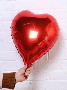 10 chiếc/1 bộ 18 inch bóng bay hình trái tim màu bạc và đỏ nổi, trang trí tiệc cầu hôn ngày lễ tình nhân - Nhiều màu - Xem 7