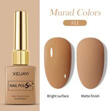 6Colors 15ml Gel Nail Polish Series Starter Pure Soak Off No Wipe Nail Gel Polish Suitable For All Seasons