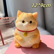 1pc (Suggest Kneading And Squeezing With Bag To Avoid Dirty Hands) Cute Orange Cat Hand-Drawn Squishy Toy, Adorable Design, Stress Relief Anytime Anywhere, Multifunctional Decor For Desk, Living Room, Office, Etc. Perfect Gift For Friends, Family Or Yourself, Add A Little Joy To Your Life, Let This Adorable Orange Cat Accompany You Every Day And Brighten Your Wonderful Moments! - Multicolor - View 16