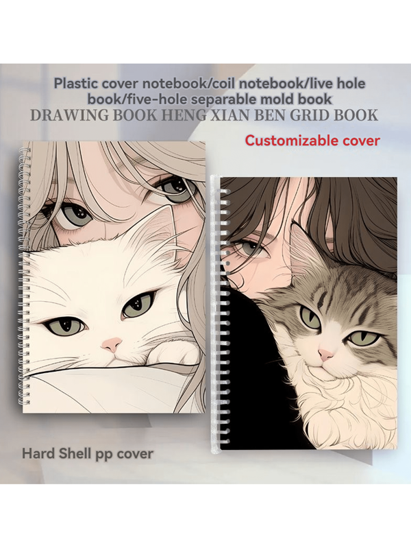 [Foto personalizada] Caderno de folhas soltas A5, padrão para impressão no estilo Ins | Presente exclusivo para Natal, Dia dos Namorados | Diário comemorativo para namoradas e casais | Capa e verso com design DIY frente e verso | Papelaria para formatura, cerimônia de aniversário | Personalização para festas, entrega personalizada em 48 horas, material escolar, volta às aulas