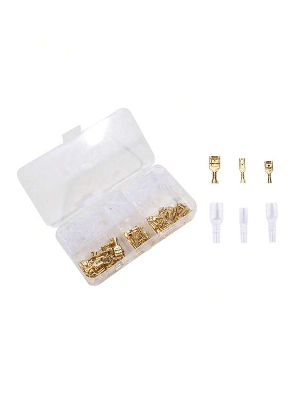 Nylon Insulated Spade Connectors For Dependable Electrical Connections 120pcs/150pcs Male And Female