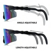 Gafas de béisbol de moda para jóvenes y adolescentes, gafas deportivas para exteriores para softbol, correr, senderismo, bicicleta, ciclismo, fútbol, para hombres y mujeres con rostros estrechos - DY - Ver 3