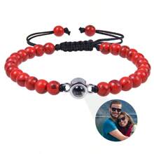 Custom Bracelet With Picture Inside Personalized Projection Bracelets With Photos Picture Bracelet Personalized Memorial Gifts
