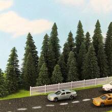 40pcs Model Pine Trees Deep Green Village HO Scale Railway Layout,Valentine's Day Gift For Loved Ones,Can Be Used As A Valentine's Day Gift