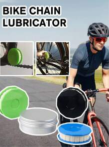 Bike Chain Oiler Tool, Lubrication & Maintenance Device With Roller For Lubricating Bicycle Chains - Multicolor - View 4