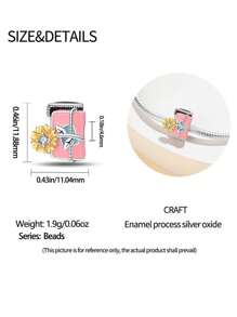 STYFNE 1 pieza Colgante de plata con decoración de birrete de graduación, diploma, girasol y libro de la serie de graduación, adorno hecho a mano, pequeño regalo de todos los días para la novia, mejor amiga - Plateado - Ver 2