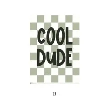 3 PIEZAS Pósteres de decoración de Skateboard con Tiranosaurio Rex, en verde y blanco con decoración de animales de dibujos animados, arte de pared para decoración de habitación infantil y dormitorio, con opción de marco - multicolor - Ver 20