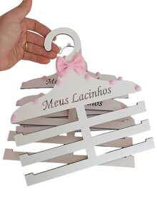 Porta laços de bebê em MDF, organizador de  laçinhos ou xuxinhas de menina