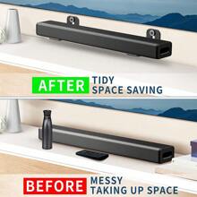 Universal Speaker Wall Mount Kit Brackets For Surround Speakers Home Office NEW Universal Sound Bar Mounts Wall Mount Kit Soundbar Mounting Bracket - Black - View 6
