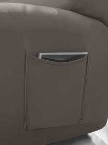 组合套装：牛奶丝纯色弹力全盖通用沙发罩，现代简约家居卧室客厅按摩椅沙发罩，防尘/防污/防刮