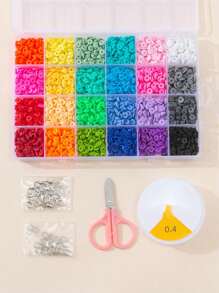 5 Sets Of 24 Colors High-Quality Fastcolour Rice Pearl Letter Beads For DIY Fashionable Jewelry - Rice Beads Letters - View 6