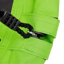 Grande balançoire nid (100 cm) – Stable et facile à assembler – Aire de jeux de jardin intérieure et extérieure – Poids maximum 150 kg - Vert - Voir 2