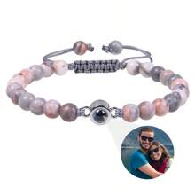 Custom Bracelet With Picture Inside Personalized Projection Bracelets With Photos Picture Bracelet Personalized Memorial Gifts