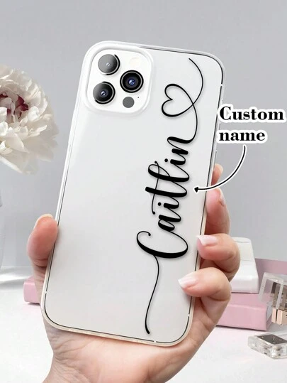 Customized Floral & Letter Printed Shockproof Soft Phone Case Cover Compatible With IPhone 16/16 Pro Max/XR/7/8, IPhone 15 Pro Max/12 Pro Max/13 Pro Max/14 Pro Max 13 14 11 12P 14, A13 4G, A22, A21S, A51 4G, A52, S22 Ultra, A33 5G, Redmi 10, Redmi Note 11 4G, Redmi 11 Lite, A53, A14, A23, S23 Ultra, S24, A14, A15, S23, A73, Redmi Clear Stylish,Colorful,Vintage,Cute,Contracted,Funny,Kawaii Custom,Personalized,Unique,Customized Ideal Gifts For Him,Ideal Gifts For Her Boyfriend,Girlfriend,Family,Friends,Grandparents,Couple,Pet Lovers