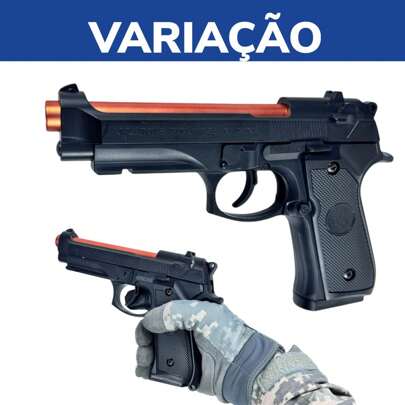 Arma Lançador De Dardos Nerf Automatico Com Capsulas Que Saltam De Verdade