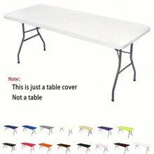 BRISCOES HOMEWARE 涤纶桌布 - 抗皱、可洗矩形盖布，适合圣诞节和特殊场合、派对、下午茶、生日、婚礼、宴会 - 彩色 - 查看 24