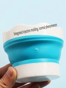 Foldable Silicone Art Brush Holder Wash Bucket For Cleaning & Rinsing Paint Brushes, Compact & Portable - Multicolor - View 5