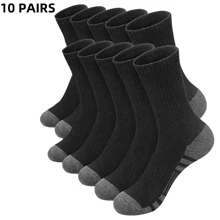 1双/5双/10双/20双装 轻盈透气加大码男士针织中筒袜/踝袜 - 防臭、吸湿排汗、弹力袜，男女皆宜 - 彩色 - 查看 37