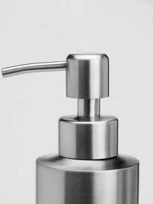 1 pièce Bouteille de lotion en acier inoxydable 304, bouteille de gel douche à pression manuelle pour la maison, bouteille distributrice, bouteille de désinfectant pour les mains, distributeur de savon de comptoir
