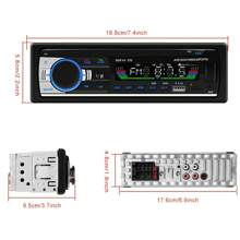 1 Din 12V Universal Car Radio Auto Car Stereo Built-In Remote Control AUX USB MP3 Multimedia Player/CD/SD/FM Hands-Free Calls