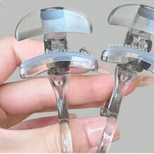 无框梳齿广角睫毛夹，便携式自然卷翘睫毛夹，持久定型，有效改善眼部浮肿，专业化妆师使用（睫毛夹+替换垫），化妆品，价格实惠，房间装饰，梳妆台，旅行，卧室，化妆配件，睫毛夹，价格实惠，圣诞礼物，化妆品，化妆工具，便宜好物，礼物，女士礼物，圣诞礼物