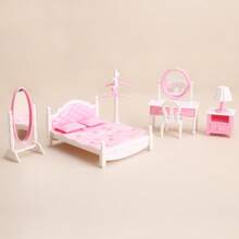 Kids Pretend Play Mini Washing Machine Kitchen Scene Toy Set, Doll House Miniature Furniture DIY Model