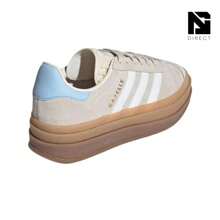 Adidas Gazelle Bold Wonder White Clear Sky Sneakers Women Casual Athletic Shoes Spring/Summer New - Multicolor - View 3