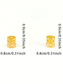 60颗编织珠，时尚编织发圈，个性化发饰发夹，适合街头风嘉年华头饰发链头饰发藤链，发饰，婚礼