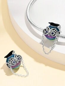 STYFNE 1 pieza Colgante de plata con decoración de birrete de graduación, diploma, girasol y libro de la serie de graduación, adorno hecho a mano, pequeño regalo de todos los días para la novia, mejor amiga - Plateado - Ver 7