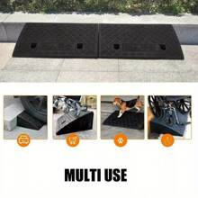 Curb Ramp Portable Lightweight Threshold Ramp - 黑色 - 查看 7
