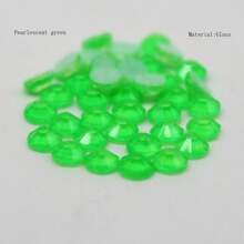 288 piezas/1440 piezas Rhinestones fluorescentes SS6-SS16 neón, cristal brillante súper Strass de vidrio para aplicar con plancha en telas, prendas y decoración de uñas DIY