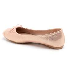 Elegant Bow Decor Ballet Flats - Champagne - View 3
