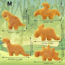 1/5 Packs Dino Nugget Pillow Chicken Nuggets Plush Room Decor Home Decor Kids Toys Travel Pillow Dinosaur Plush Toy For Birthday Gifts,Kids Pillow,Toys>Plush,Mini Animals,Plushie,Gifts,Toys