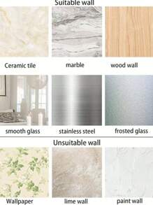 100-1pc Seamless Wall Hook, No-Nail Wall Hanging, Strong Adhesive Hook, Glue Stick Wall Hook, Self-Adhesive, Transparent, Removable, Waterproof, Rust-Proof, Suitable For Kitchen, Bathroom, Living Room