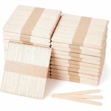 50/100pcs Disposable Wooden Hair Removal Wax Stick Woman Body Depilation Spatula Applicators Wood Beauty Tools, Hair Products And Accessories For Barber Salon Beauty Travel Essentials