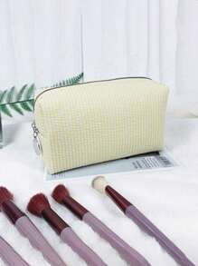 Personalizowana, minimalistyczna, kwadratowa kosmetyczka z haftem, torba do pielęgnacji skóry, kosmetyczka, pudełko do pakowania, akcesoria podróżne, akcesoria na rejs, akcesoria do akademika, prezent dla druhny, prezent dla mamy, prezent urodzinowy, uniwersalny, duża pojemność, uniwersalny, wielofunkcyjny, kolorowy, uroczy, uroczy, z nadrukiem, zabawny, kawaii, Y2K, minimalistyczny, dojazdy do pracy, strój biznesowy, podstawowy, niestandardowy, spersonalizowany, wyjątkowy, spersonalizowany, idealny prezent dla niego, idealny prezent dla niej, dla niej, rodziny, przyjaciół, dziewczyny, na rocznice, urodziny, święta/wakacje, na zewnątrz/wyjścia/podróże/piesze wędrówki/stadion/sport/wspinaczka, do pracy/dojazdów/pracy/biura